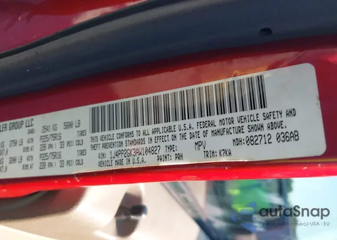 2010 Jeep Liberty Sport z USA, uszkodzony, nr VIN 1J4PP2GK3AW104827